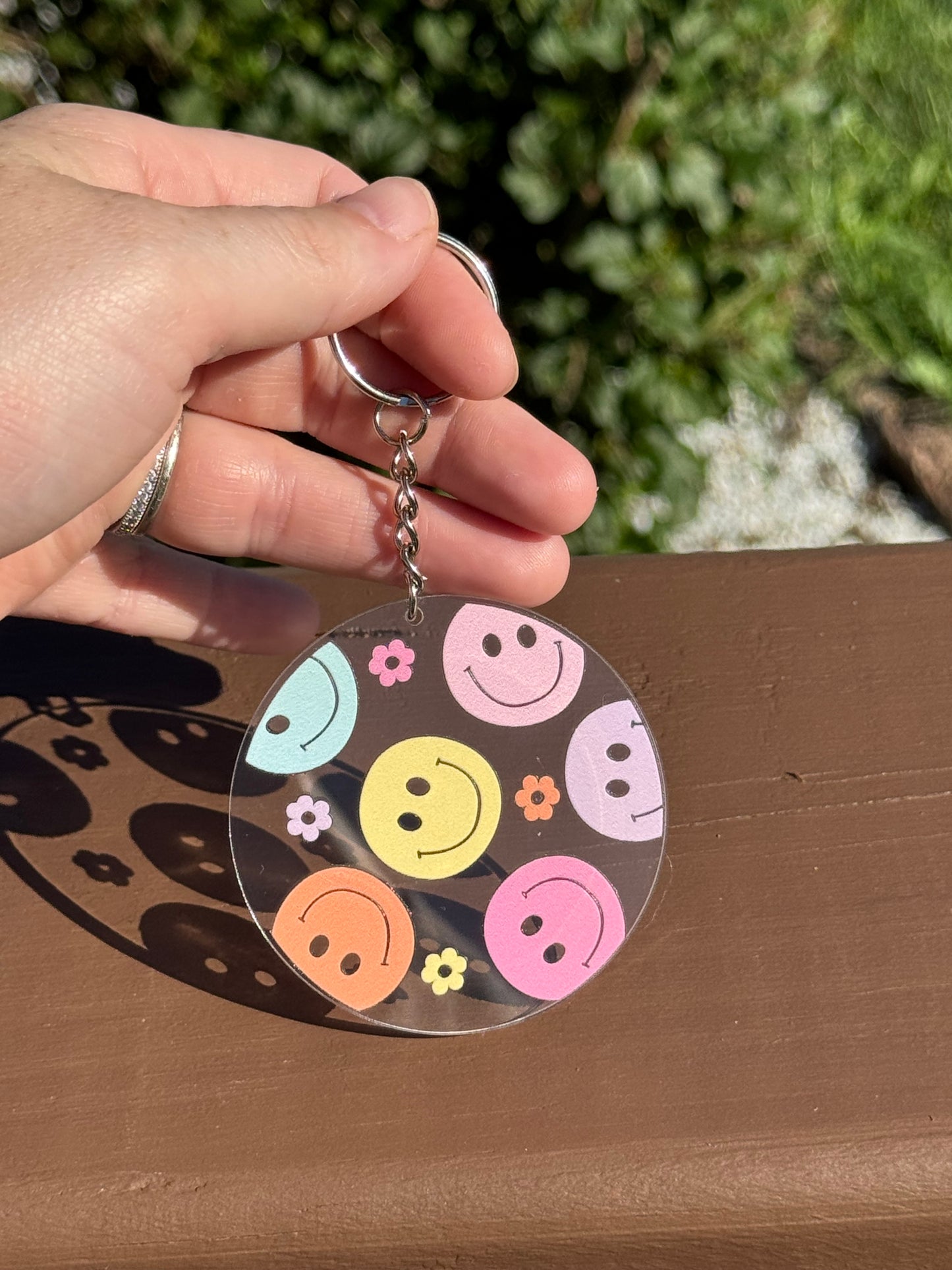 Cute Circle Keychain