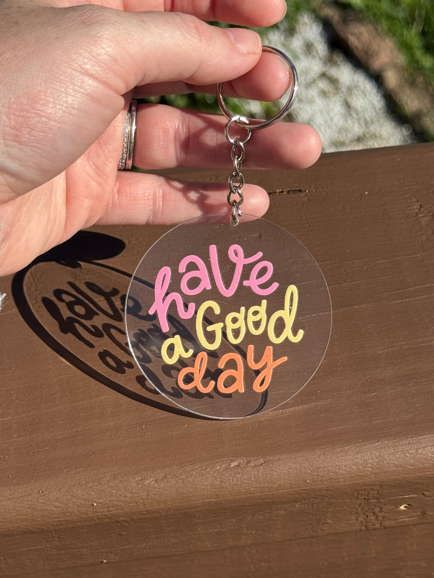 Cute Circle Keychain