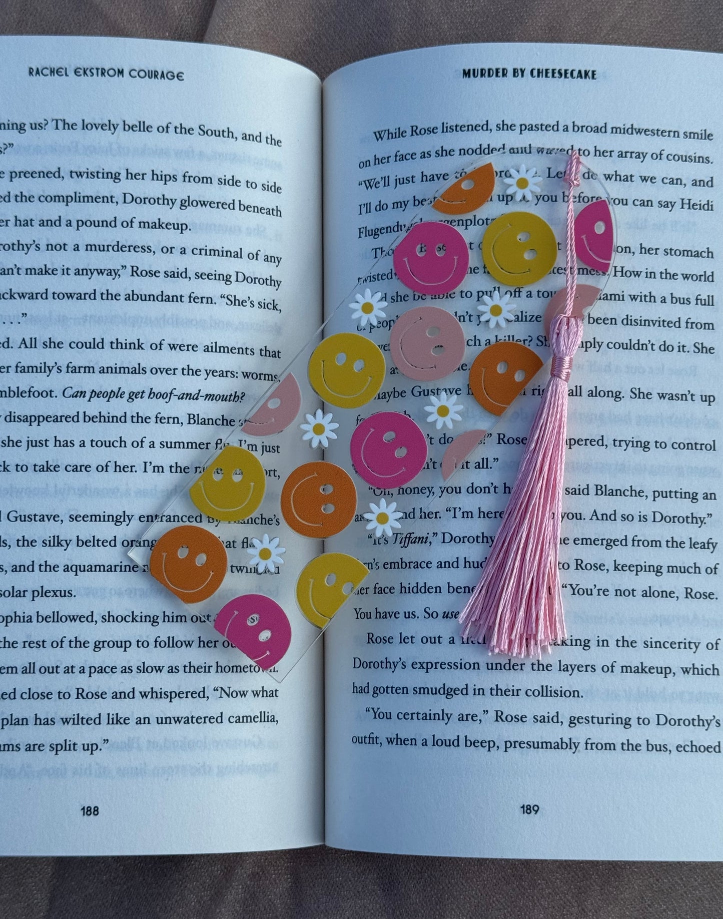 Vibrant Smiley Face Bookmark