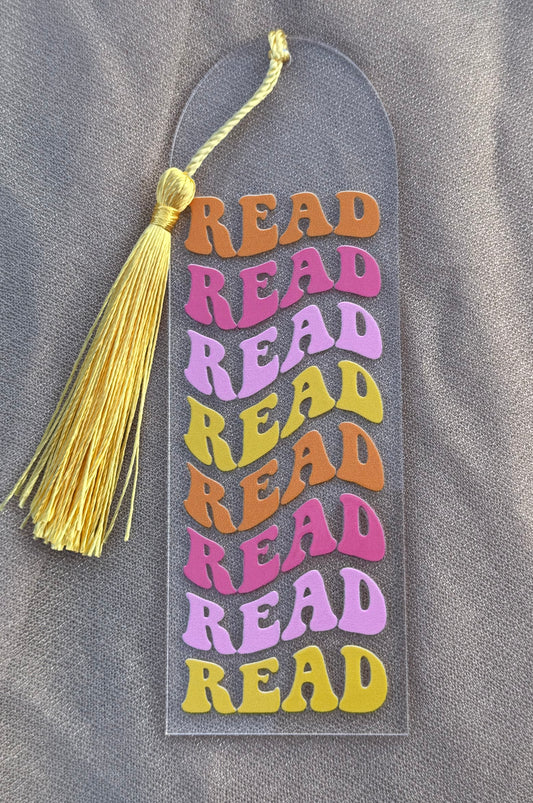 Vibrant Read Bookmark