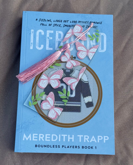 Pink Butterfly Bookmark